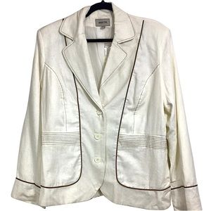 MISS TEE Linen Blend Blazer